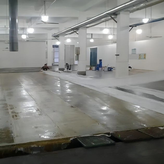 陆丰防腐蚀地坪,环氧玻纤地坪，玻纤工业地坪，环氧玻纤布地坪,乙烯基玻纤布地坪产品图3